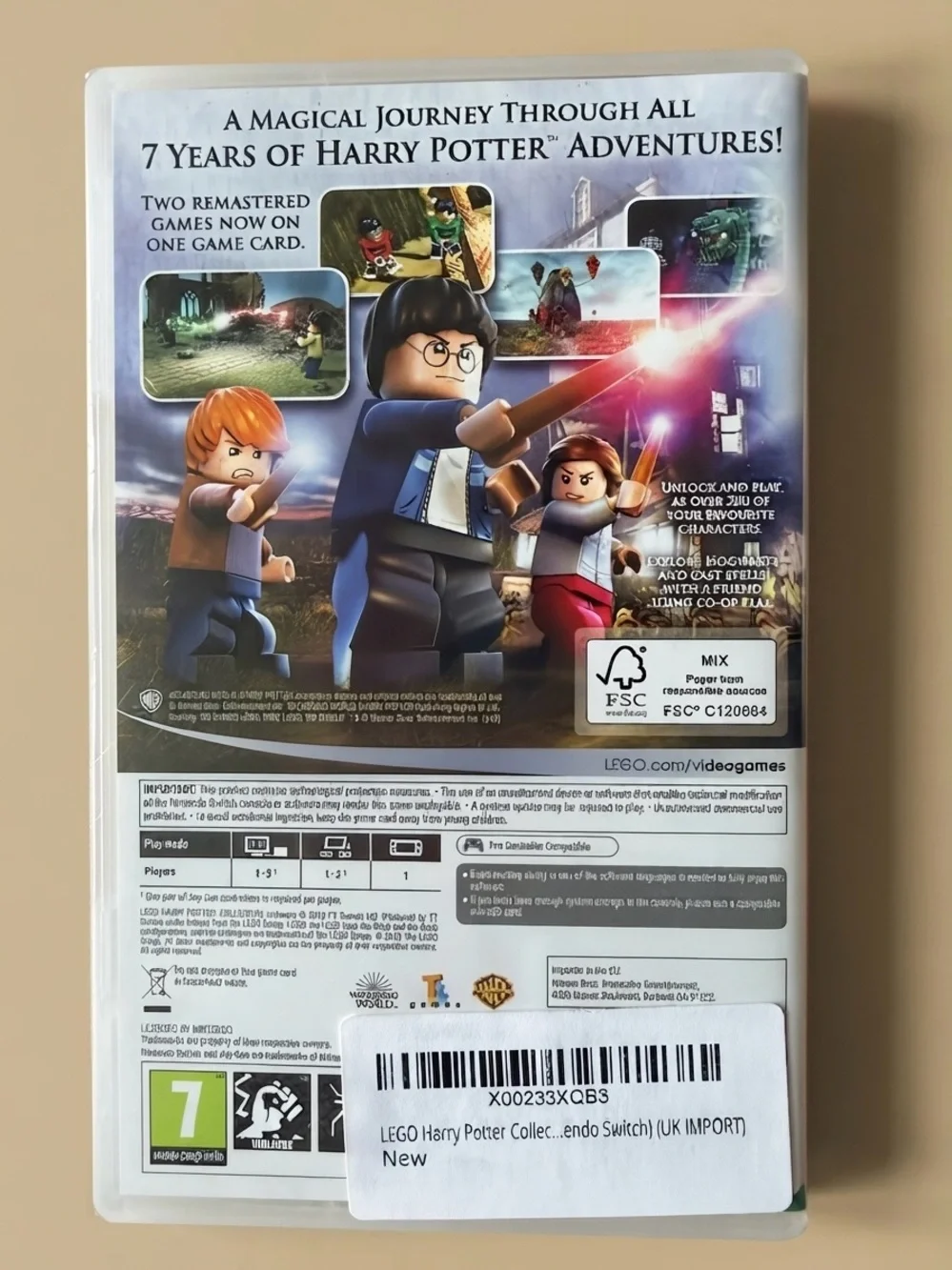 NWT LEGO Harry Potter Collection Nintendo Switch Brand New Factory Sealed